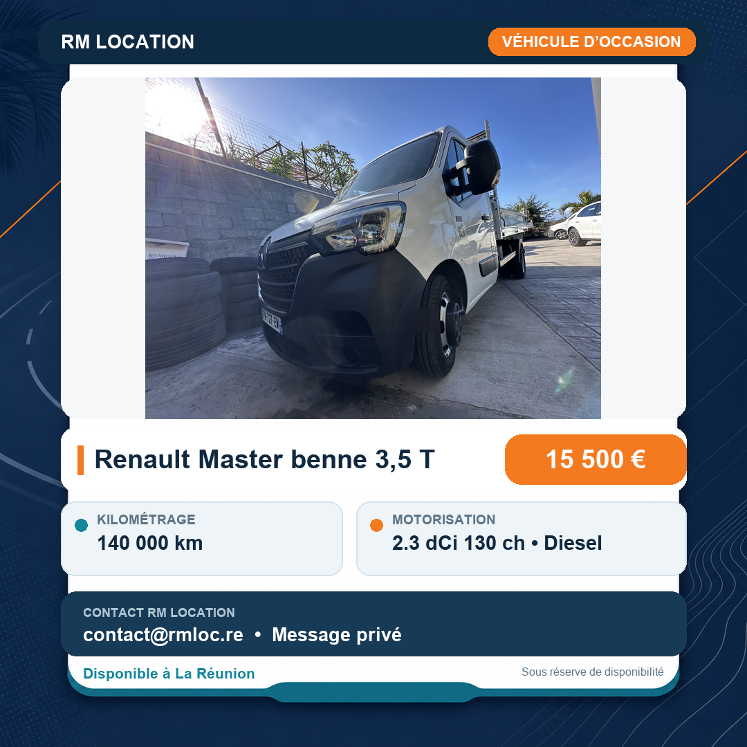 Renault Master benne 3,5 T