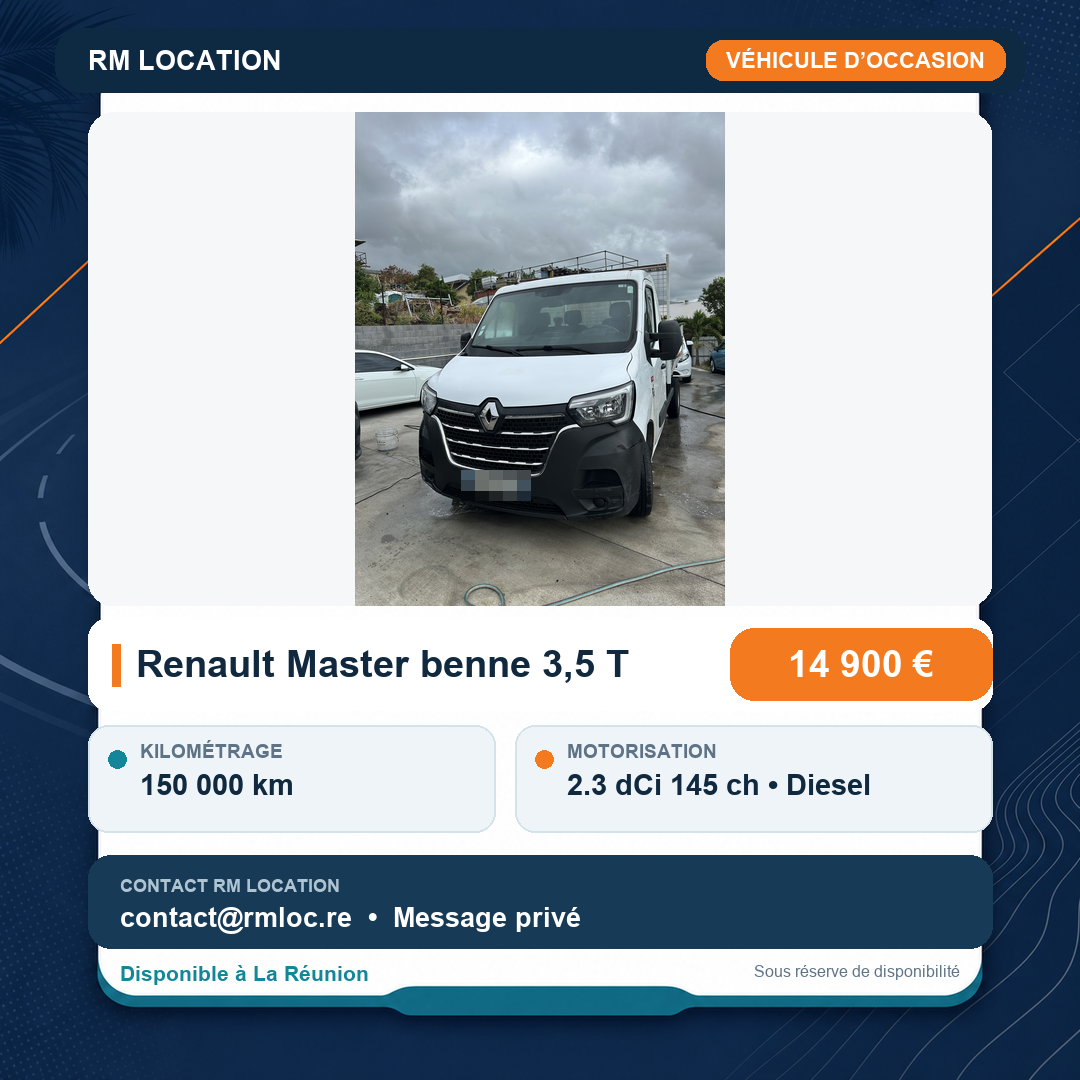 Renault Master benne 3,5 T