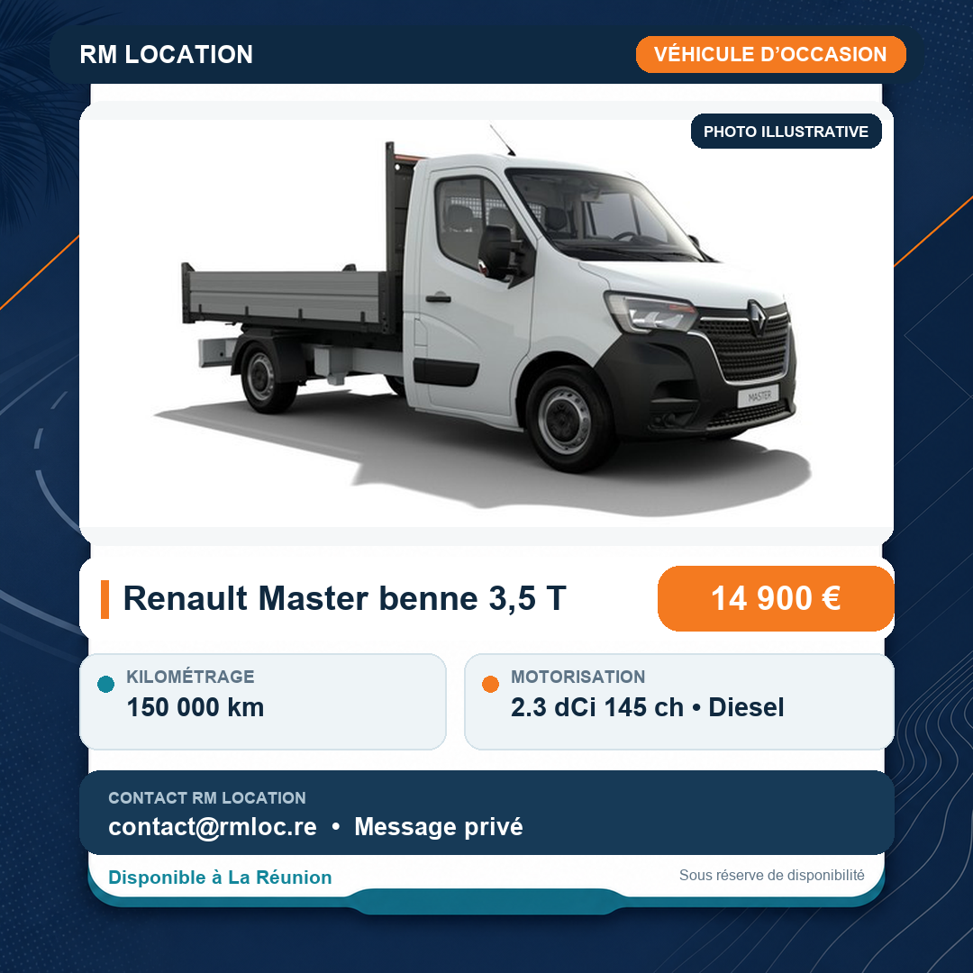 Renault Master benne 3,5 T