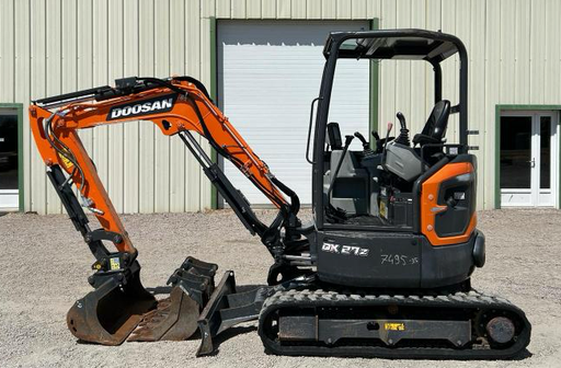 Mini pelle Doosan Dx 27